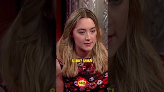 Saoirse Ronan Weird Irish Name Pronounciation 🤯🤩 shorts [upl. by Icak240]