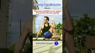 Ardha Matsendrasana Yoga  Yoga O Jivan 🧘‍♂️ shorts yoga wellness shortvideo trending [upl. by Mcnamara]