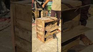 👷👍 Pigeons Cage Folding Dor Folding Setting pigeonlover kalapati pet woodworking shorts 2024 [upl. by Lazaruk]