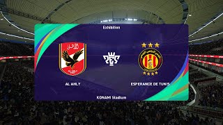 Al Ahly vs Espérance Tunis 25052024 Final CAF Champions League PES 2021 [upl. by Accissej]