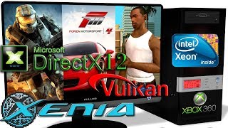 XENIA Xbox 360  Vulkan VS DirectX 12 Gameplay Multi Test 2 [upl. by Emlyn]