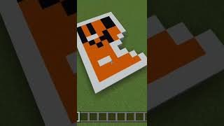 The best I could do Minecraft nfl Cincinnati bengals logo [upl. by Anieral]