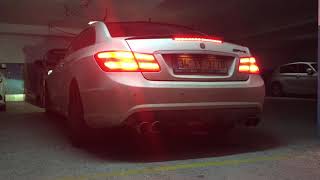 MercedesBenz E250 Coupe AMG Spor egzost  E250 Coupe Custom Exhaust  Cold Start [upl. by Anilem]