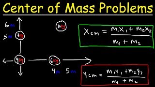 Center of Mass Physics Problems  Basic Introduction [upl. by Fulks582]