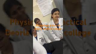 Physiology practical practice classes deoria medicalcollege deoria medical college [upl. by Paderna]