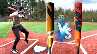 DeMarini Zoa 8 vs Louisville Slugger Meta 8  USSSA Baseball Bat Review [upl. by Caralie278]