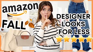 AMAZON FALL Designer Looks for Less🍂 that LUXURY BRANDS Dont Want You To Know About 🤫 AmazonHaul [upl. by Sherilyn]