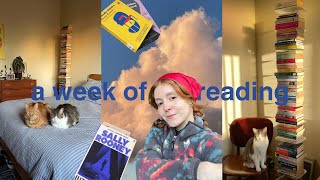 A week of reading 💗📖 book recs book haul politics chatty vlog [upl. by Naoj]