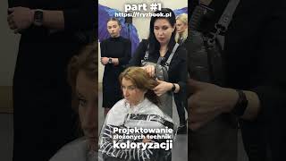 TECHNIKI KOLORYZACJI BALAYAGE Projektowanie efektów part 1 [upl. by Valentia]