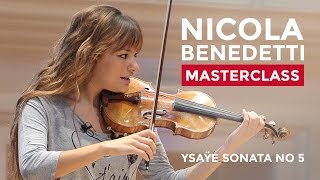 Nicola Benedetti Violin Masterclass at the RCM Emily Sun [upl. by Girand]