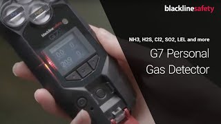 G7 Personal Gas Detector  Lone Worker Safety Solutions  NH3 H2S Cl2 SO2 LEL  Gas Detector [upl. by Thom896]