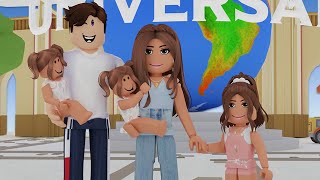 TAKING THE FAMILY TO UNIVERSAL STUDIOS IN BLOXBURG Roblox Family Roleplay [upl. by Swetlana]