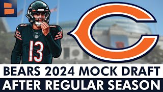 Chicago Bears 2024 Mock Draft AFTER 2023 NFL Regular Season Caleb Williams With 1 Pick [upl. by Nogas]