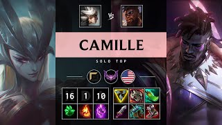 Camille Top vs KSante Legendary  NA Master Patch 1419 [upl. by Cressi]