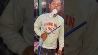 Hukkah ring smoke 👍👍shorts ytshorts hukkahlover smoker ring trending [upl. by Aokek]