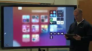 Clevertouch Connecting to an iPad [upl. by Amaty]