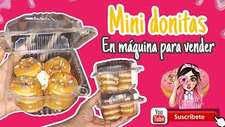 📌La mejor receta de Mini Donas en máquina para vender 🥯🤤😋 [upl. by Veno]