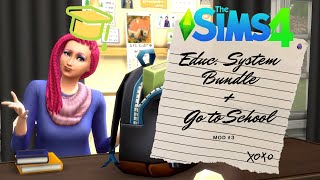 The Sims 4 MOD  Education System Bundle  Go To School  GAMEPLAY ITA [upl. by Gaspar]