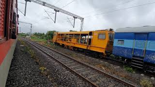 Sarola to daund chord line uncut train jourmey  WAP7 honking 22140 Ajnipune humsafar exp [upl. by Tal206]