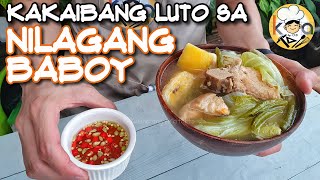 NILAGANG BABOY PORK NILAGA HINDI KA GANITO MAGNILAGA  OUTDOOR COOKING  KUSINERONG ARKITEKTO [upl. by Finah]