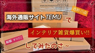 【海外通販サイトTEMUでインテリア雑貨爆買い】購入品紹介 [upl. by Eyahs]