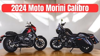 2024 MOTO MORINI CALIBRO  NEW ITALIANDESIGNED CRUISER POWERED BY A 649CC PARALLELTWIN [upl. by Lynnea742]