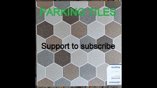 OUTDOOR PARKING FLOOR TILES aamphaatiles aamphaaprojects [upl. by Isnyl]