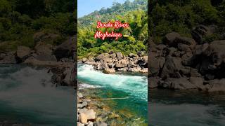 Dawki River Flow  Meghalaya Bangladesh Border  Crystal Clear Water  Nature [upl. by Eseerehs782]