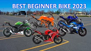 The Absolute BEST Beginner Sport Bike for 2023 Buyers Guide [upl. by Lebna]