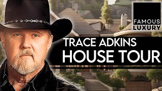 Trace Adkins Country Homes Tour  From Brentwood Mansion to Rustic Retreat [upl. by Orlina912]