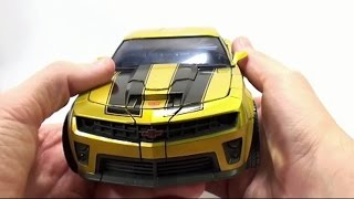 Optibotimus Reviews Costco Exclusive TransformersOfficial Transformers Battle Ops Bumblebee [upl. by Ledarf]