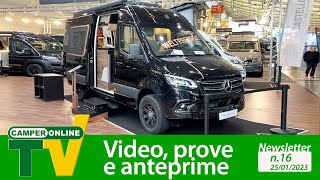 CamperOnLine TVVideo prove e anteprime della settimana Video newsletter n 16 [upl. by Buckingham851]