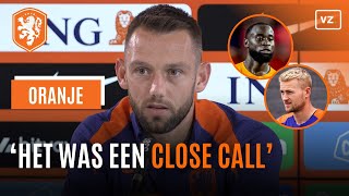 Stefan de Vrij benoemt van wie hij concurrentiestrijd won bij Oranje Het was een close call [upl. by Allyn]