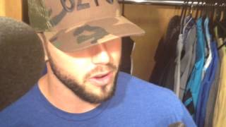 Mike Moustakas describes his fall into a dugout suite quotI was crowdsurfingquot [upl. by Leelaj]