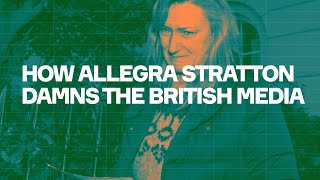 How Allegra Stratton DAMNS The British Media [upl. by Ailatan562]