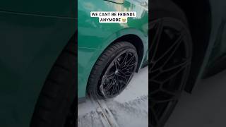 ⁠itsjusta6official 😂😂 bmw m4 g82 bmwm3 m3 f80 f80m3 youtubeshorts cars carcrashes [upl. by Edivad]