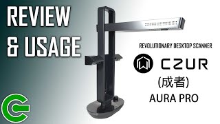 THE CZUR AURA PRO A REVOLUTIONARY DESKTOP SCANNER  REVIEW AND USAGE [upl. by Livvyy979]