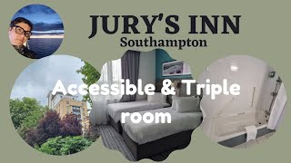 JURYS INN  Southampton accessible amp triple room [upl. by Elias]