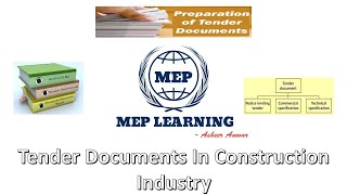 Tender Documents in Construction Industry  Quantity Surveying  PreContract Stage [upl. by Upali]