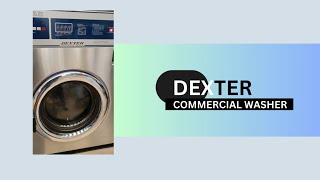 DEXTER T600 FRONT LOAD WASHER COIN OP [upl. by Iht467]