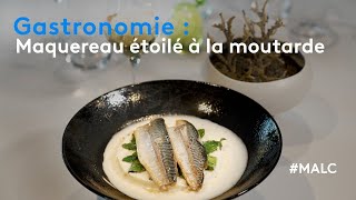 Gastronomie  maquereau étoilé à la moutarde [upl. by Shrier568]