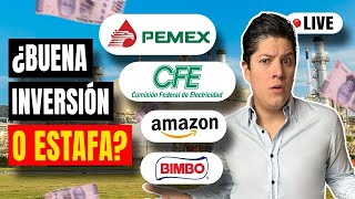 😲 ¿Se puede invertir en PEMEX o invertir en CFE ¿o Grandes empresas Fraude o Realidad [upl. by Lein]