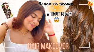 How I Colour My Hair at Home UNDER ₹149 😱  Garnier Hair Color Golden Brown 73  Without Bleach [upl. by Quint979]