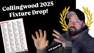 COLLINGWOOD AFL 2025 FIXTURE Let’s discuss [upl. by Boswall]