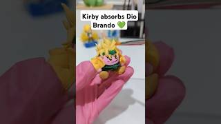 Kirby obtains a stand 😈🌎 jjba diobrando kirby polymerclay anime [upl. by Renruojos]