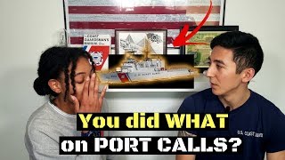 what port calls are like on a CG cutter 270 [upl. by Aihsekel651]