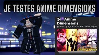 On découvre Anime Dimensions avec Nounou [upl. by Adnoryt]