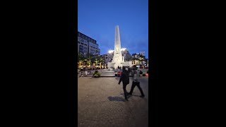 Dam Square in central Amsterdam [upl. by Martres]