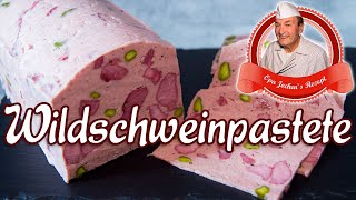 Wildschweinpastete imitiert selber machen  Wurst selber machen  Opa Jochen´s Rezept [upl. by Ellehcyar]