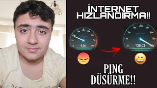 PROGRAMSIZ İNTERNET HIZLANDIRMA WİNDOWS 10  PİNG NASIL DÜŞÜRÜLÜR 😲 DNS AYARLARI 2020 [upl. by Annair]